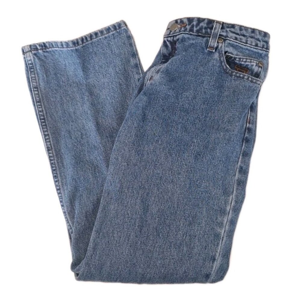 Harley-Davidson Women's Size 8 Petite  Blue Jeans 28x27 Genuine Motor clothes